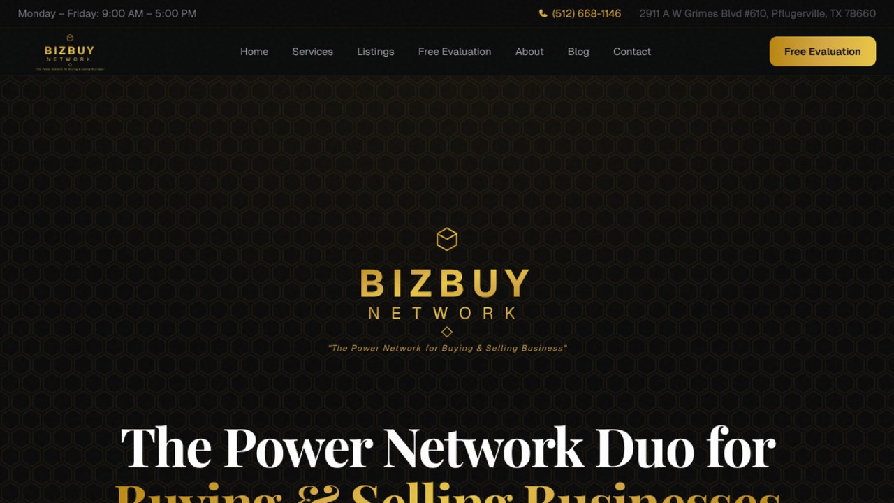 Bizbuy Network — Premium marketplace for buying and selling businesses